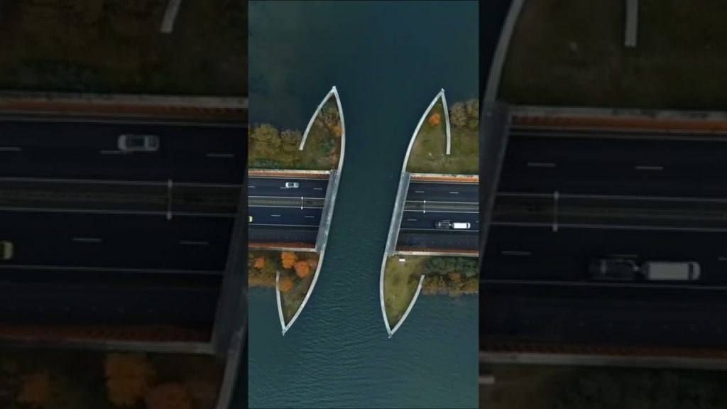 Travel 📍 Aqueduct Veluwemeer, Harderwijk, Netherlands #shorts #netherlands #travelnetherlands #vlog