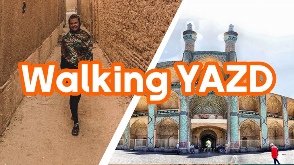 walking in streets of iran