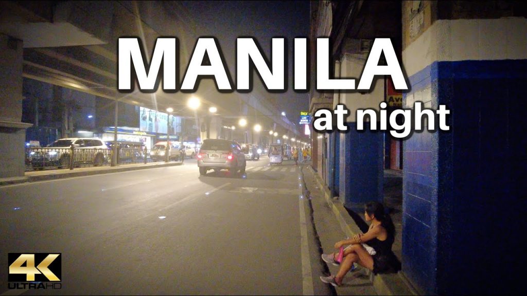 A Typical Busy Night Walk in MANILA Philippines Tour [4K]