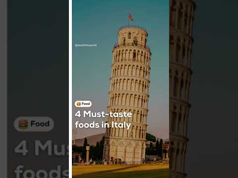 MUST-TASTE FOODS IN ITALY🤩 #shorts