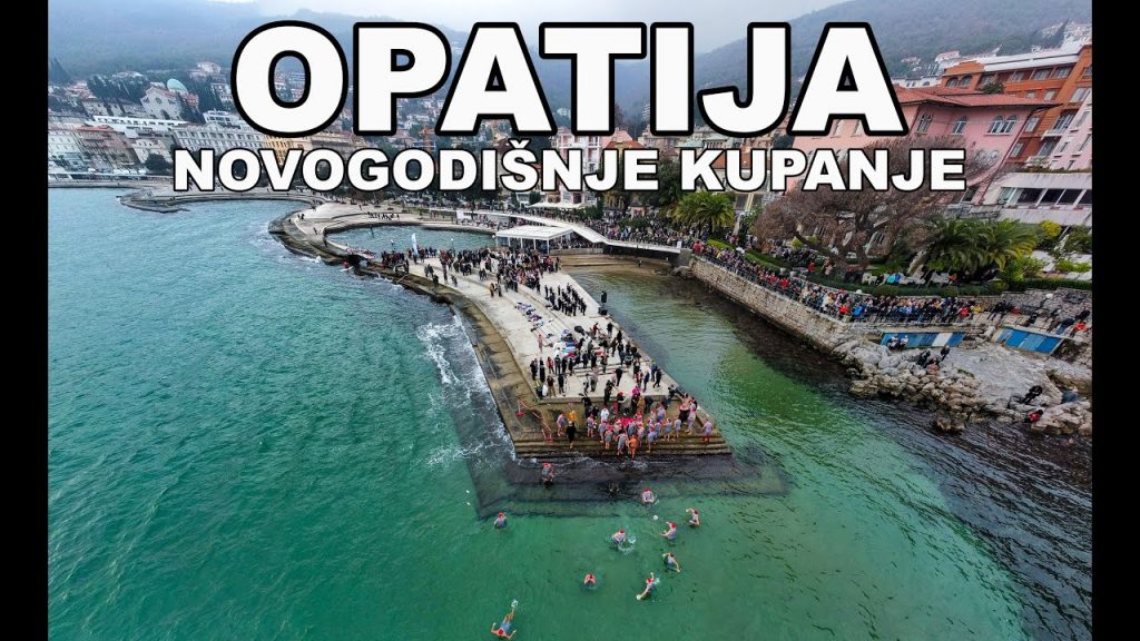Opatija I Novogodišnje Kupanje U Moru I Drone Video 4K