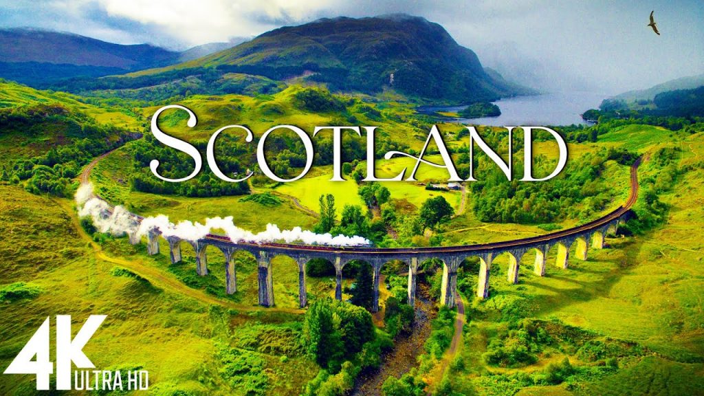 TRAVEL AROUND SCOTLAND (4K Video UHD) - Scenic Relaxation Film With Inspiring Music
