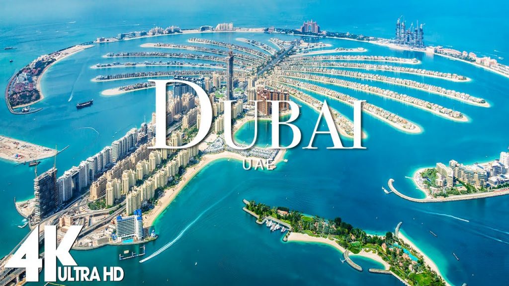 FLYING OVER DUBAI (4K UHD) - Relaxing Music Along With Beautiful Nature Videos - 4K Video #3